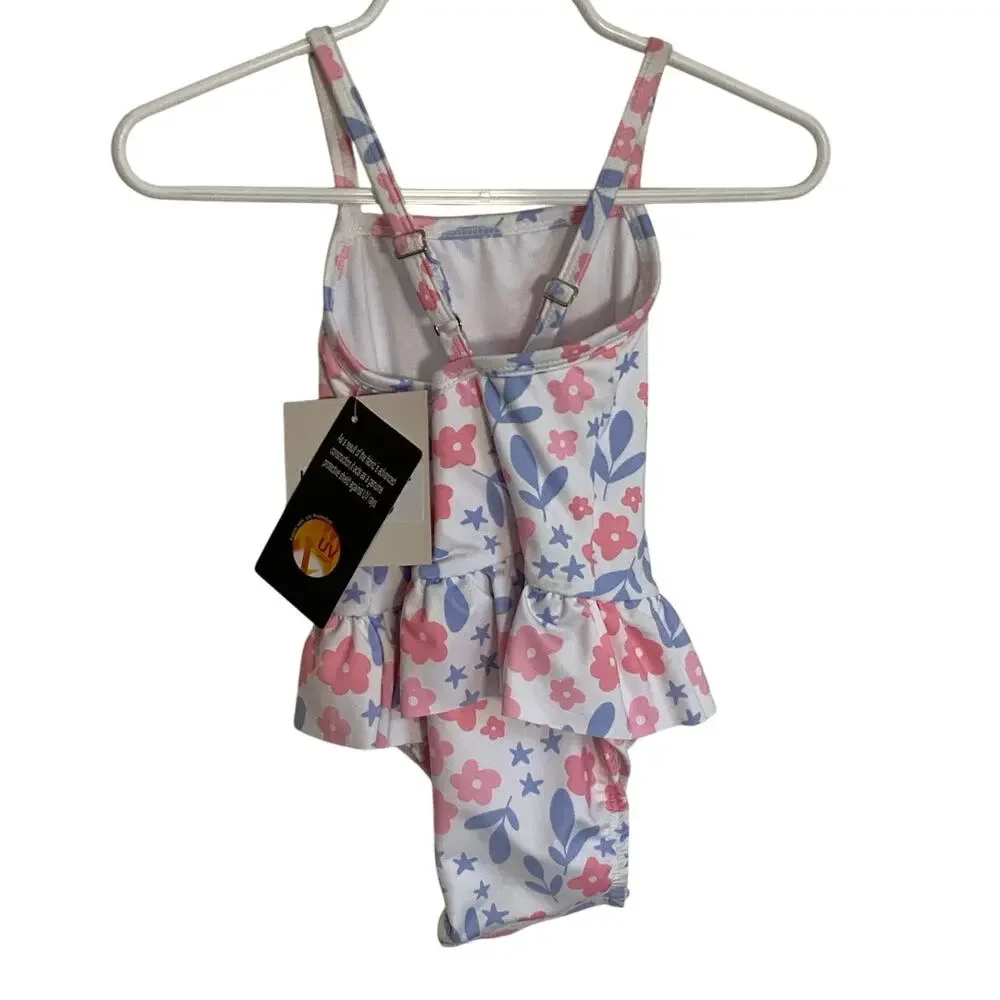 James & Lottie Lainey Swim, Pink and Lavender Floral NWT size‎ 18mo